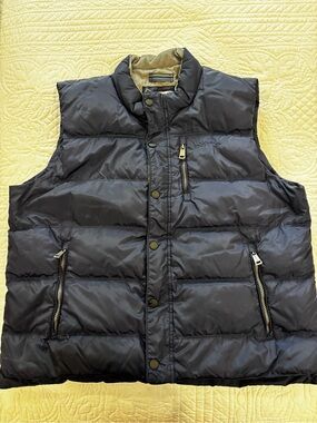 Orvis Navy Blue Quilted Puffer Vest